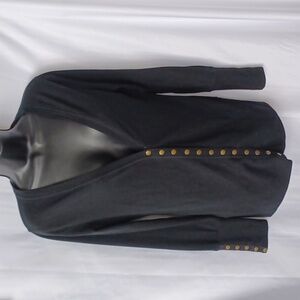 Hawthorne Black Snap Closure Cardigan